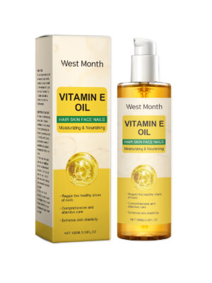 Vitamin E Body Oil, Deeply Nourishes Hair, Nails, Skin, Body Care And Massage