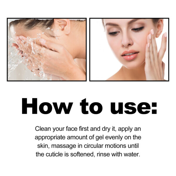 Purifying Exfoliating Gel, Chun White Tender Skin Clean Bright Skin Cutin Tighten Pores