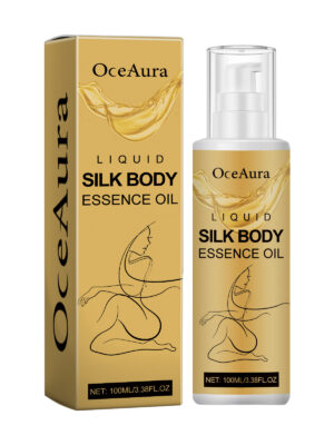 Liquid Silk Body Essence Oil, Firming Skin Filling Water Tender Skin Moist Fresh And Not Greasy Skin Oil