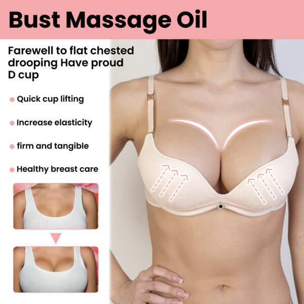Beauty Massage Oil Breast Gentle Moisturizing Treatment Full And Firm Breast Volumizing Massage Treatment