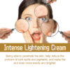 Intense Lightening Cream, Ultra Hydrating Firming Radiance Skin Moisturizing Cream