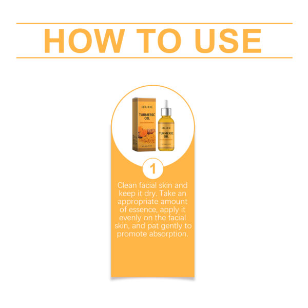 Turmeric Facial Essential Oil Hydrating And Repairing Facial Skin Delicate Skin Moisturizing Skin Care Essence