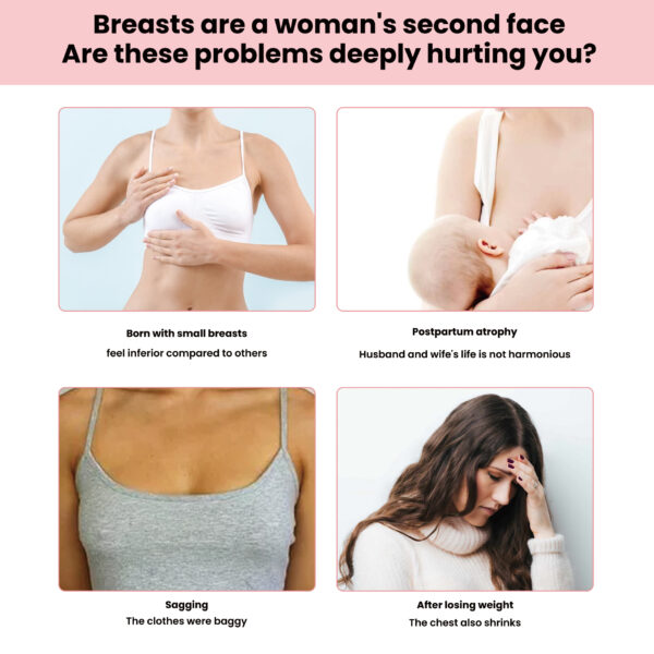 Beauty Massage Oil Breast Gentle Moisturizing Treatment Full And Firm Breast Volumizing Massage Treatment